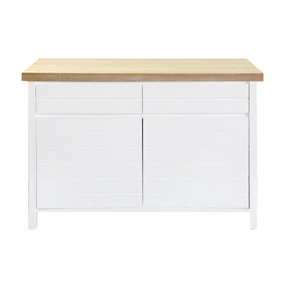 Coast Sideboard L1300mm Living Furniture Beachwood Designs White &amp; Limed Ash 