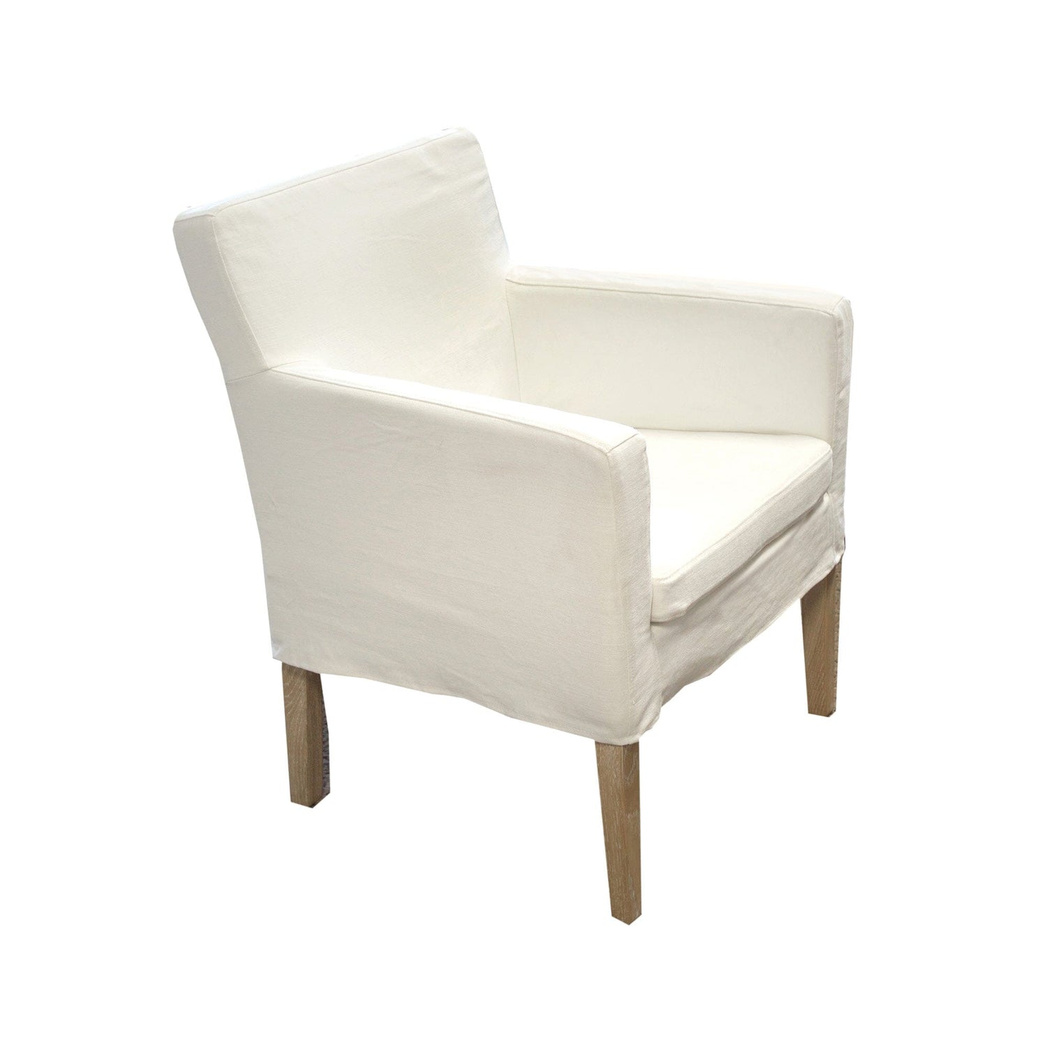 Collaroy Armchair Living Furniture Beachwood Designs Chalk Linen Cotton 