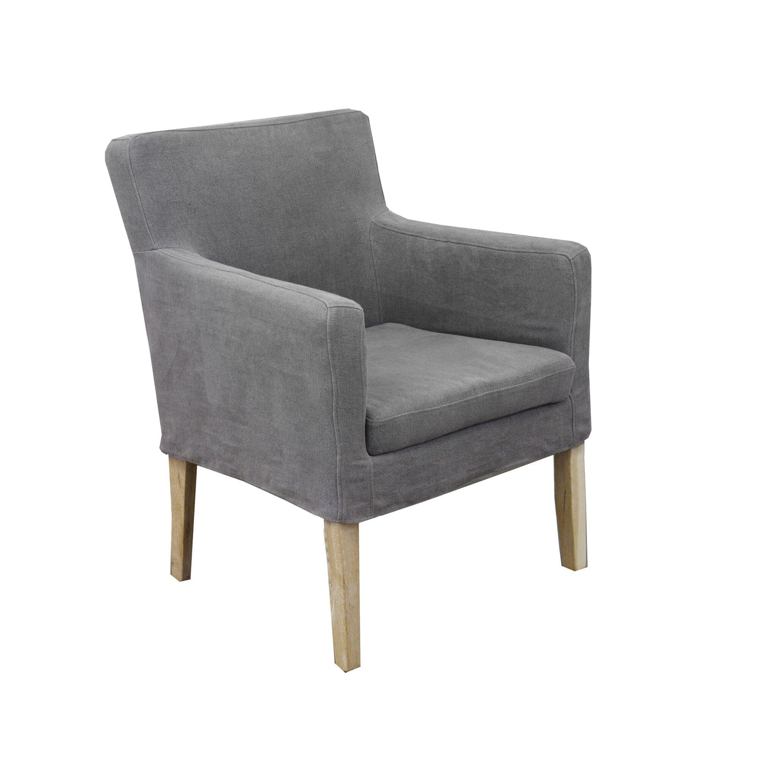 Collaroy Armchair Living Furniture Beachwood Designs Grey Linen 