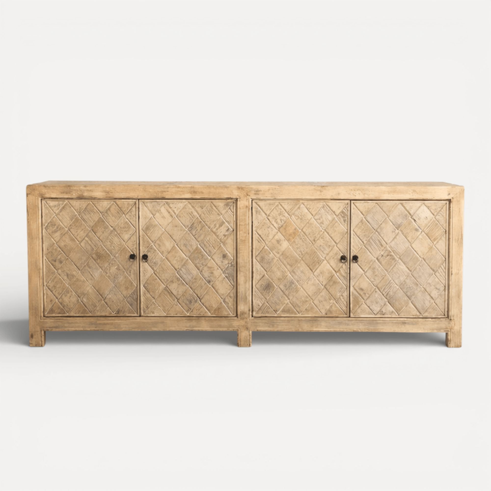 Criss Cross Elm Sideboard L2240mm Living Furniture Beachwood Designs 