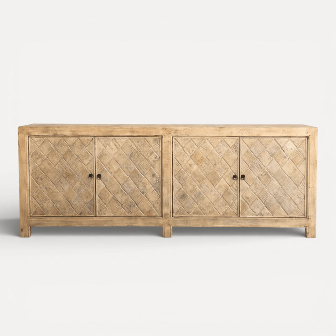 Criss Cross Elm Sideboard L2240mm Living Furniture Beachwood Designs Natural Elm