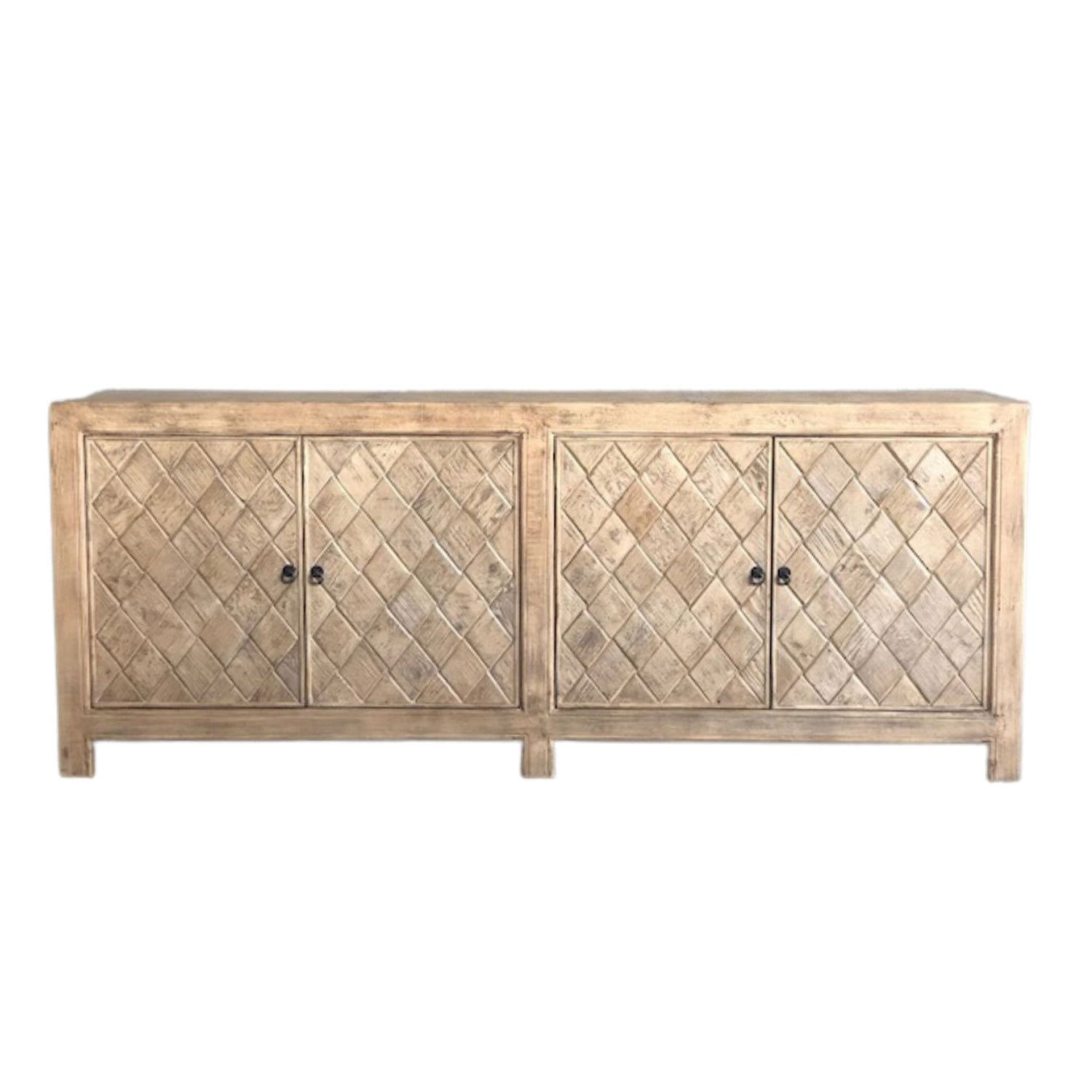 Criss Cross Elm Sideboard L2240mm Living Furniture Beachwood Designs Natural Elm 