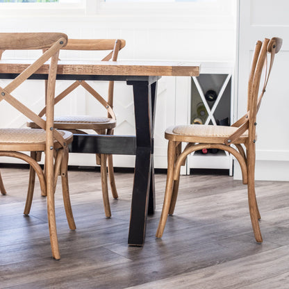 Cross Back Dining Chair Beachwood Designs 