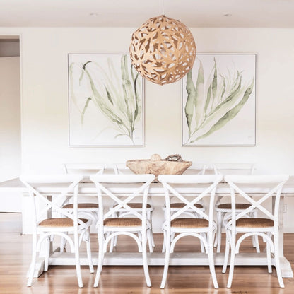 Cross Back Dining Chair Dining Furniture Beachwood Designs 