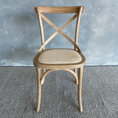 Cross Back Dining Chair Dining Furniture Beachwood Designs Natural 