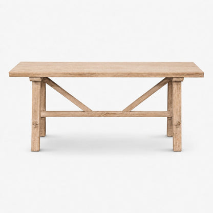 Cross Strut Elm Console L1600mm Living Furniture Beachwood Designs Natural Elm 