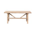 Cross Strut Elm Console L1600mm Living Furniture Beachwood Designs Natural Elm 