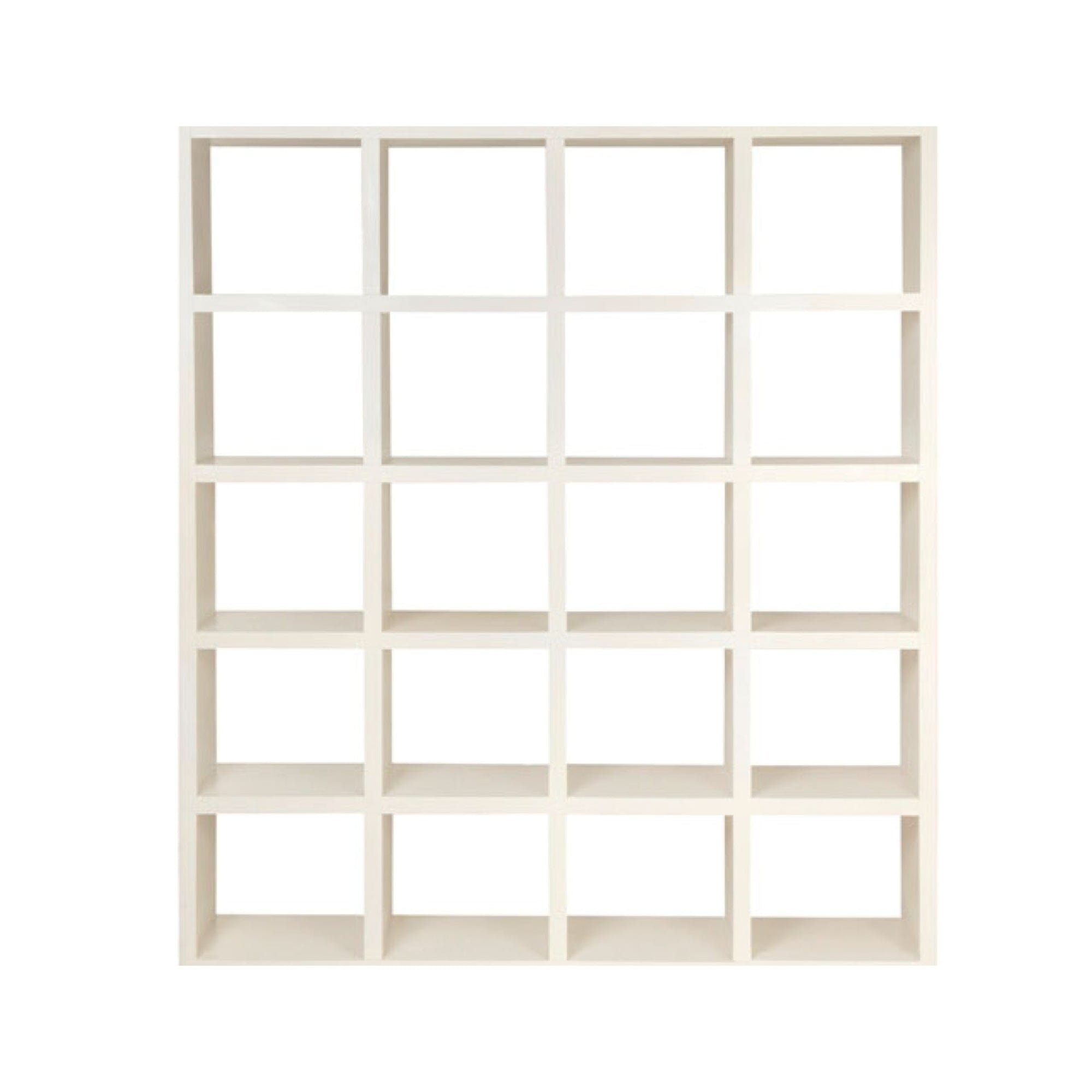 Cube Shelving (5 high x 4 wide) Office &amp; Storage Furniture Beachwood Designs White 