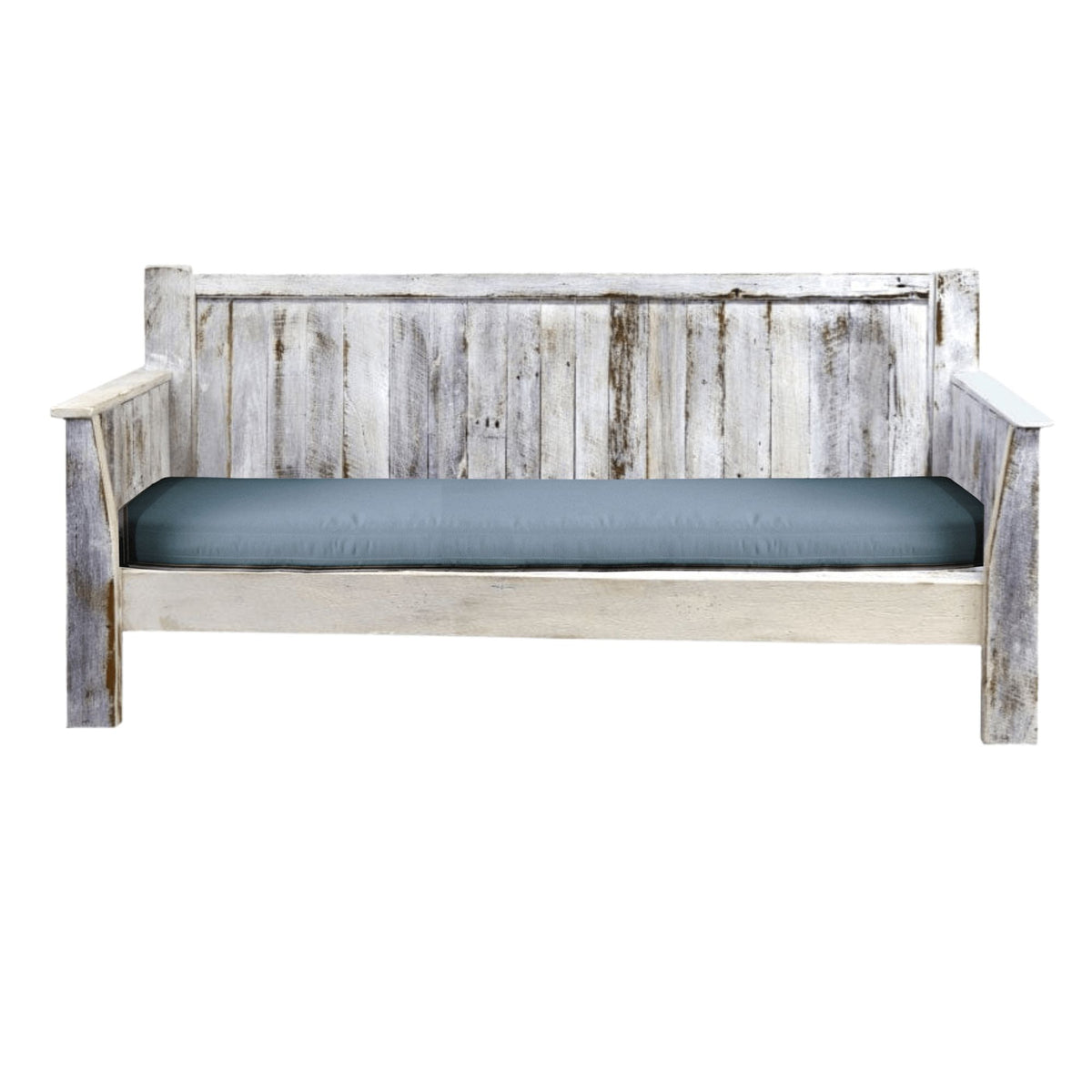 Custom Classic Outdoor Daybed Outdoor Furniture Beachwood Designs 2120mm Whitewash Azure