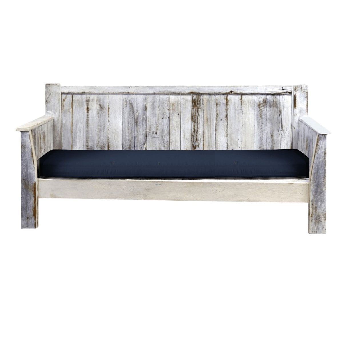 Custom Classic Outdoor Daybed Outdoor Furniture Beachwood Designs 2120mm Whitewash Navy