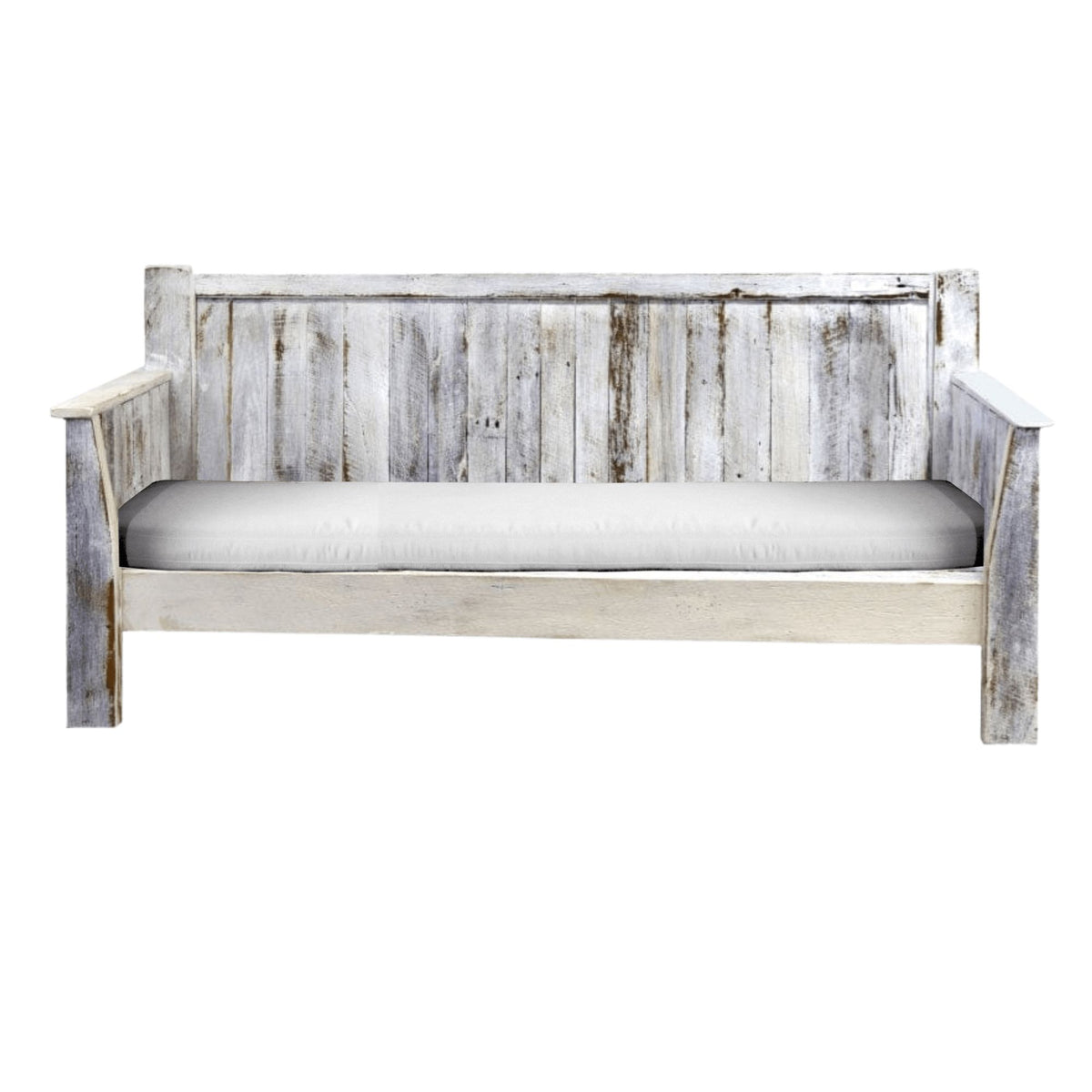 Custom Classic Outdoor Daybed Outdoor Furniture Beachwood Designs 2120mm Whitewash Optic