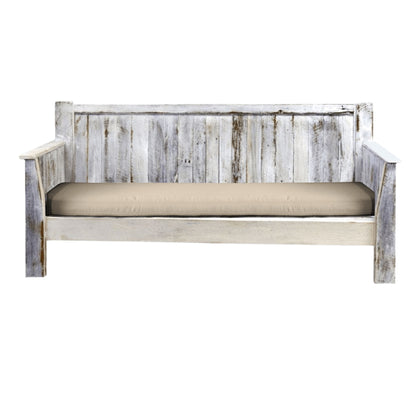 Custom Classic Outdoor Daybed Outdoor Furniture Beachwood Designs 2120mm Whitewash Sand