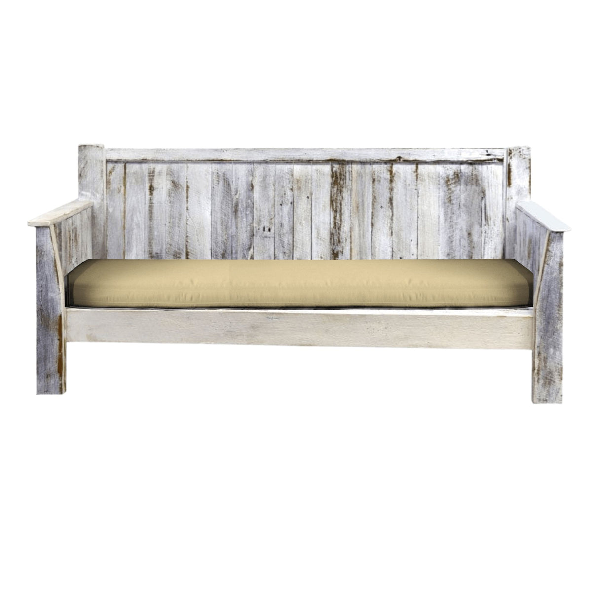 Custom Classic Outdoor Daybed Outdoor Furniture Beachwood Designs 2120mm Whitewash Star