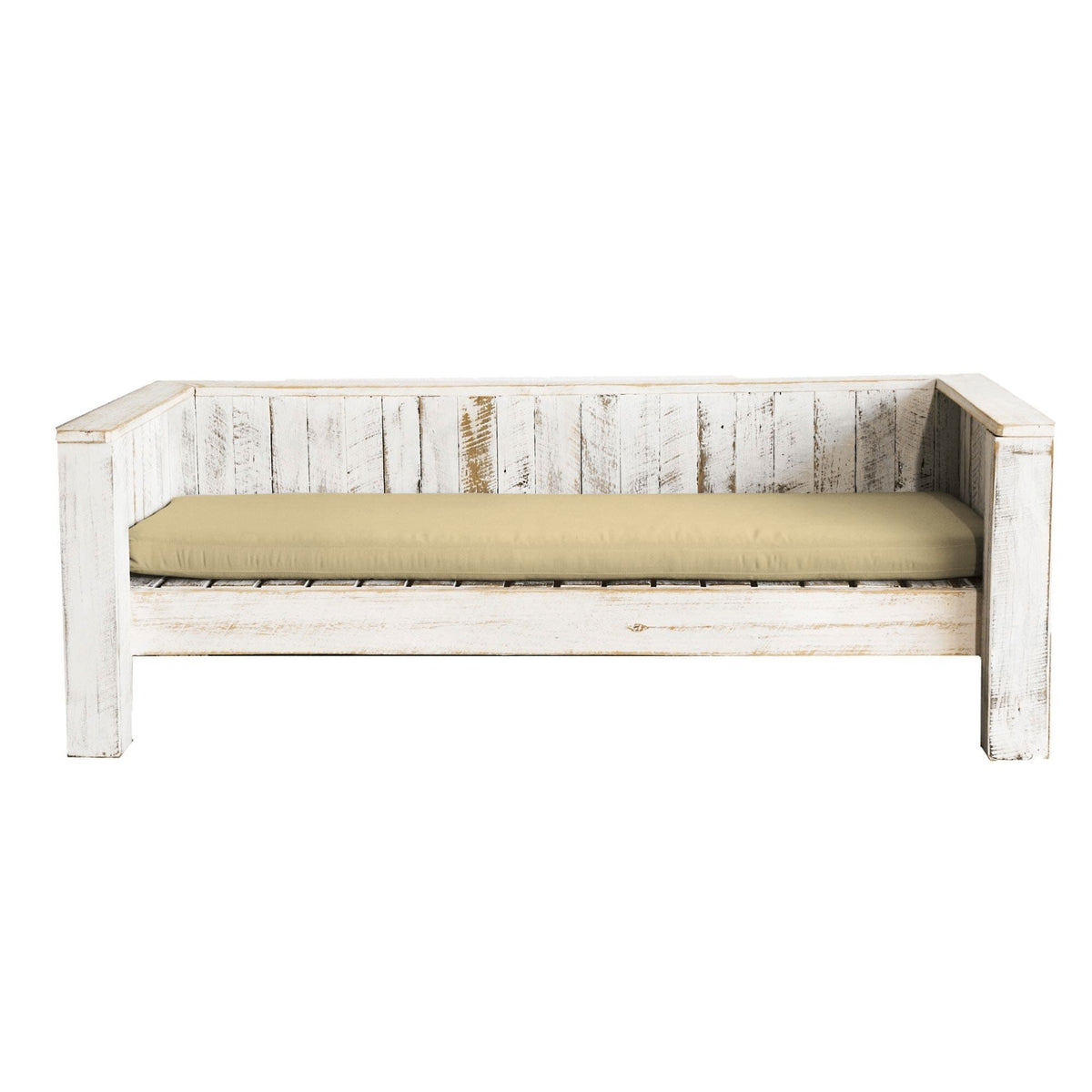 Custom Modern Daybed Outdoor Furniture Beachwood Designs 2100mm Whitewash Sit Out Star