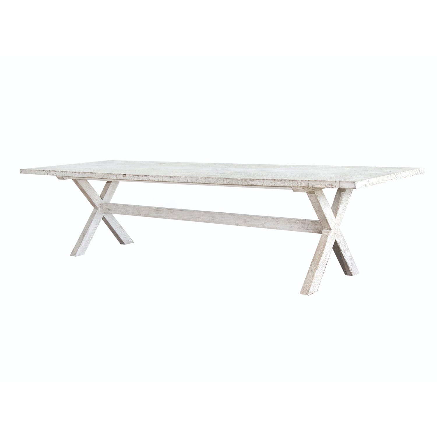 Custom Outdoor X-Base Dining Table Outdoor Furniture Beachwood Designs 