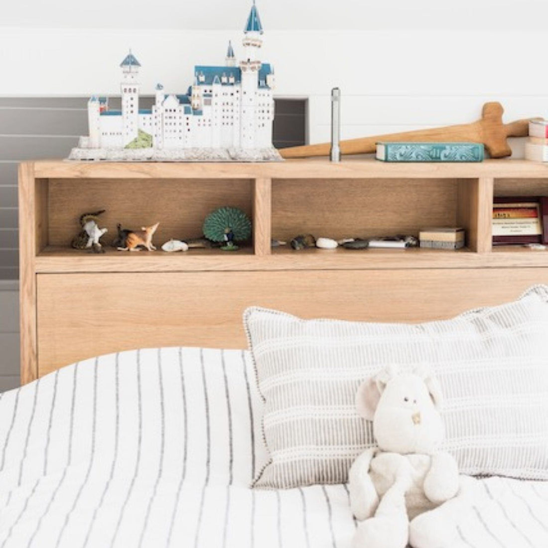 Custom Storage Bed - Queen Bedroom Furniture Beachwood Designs