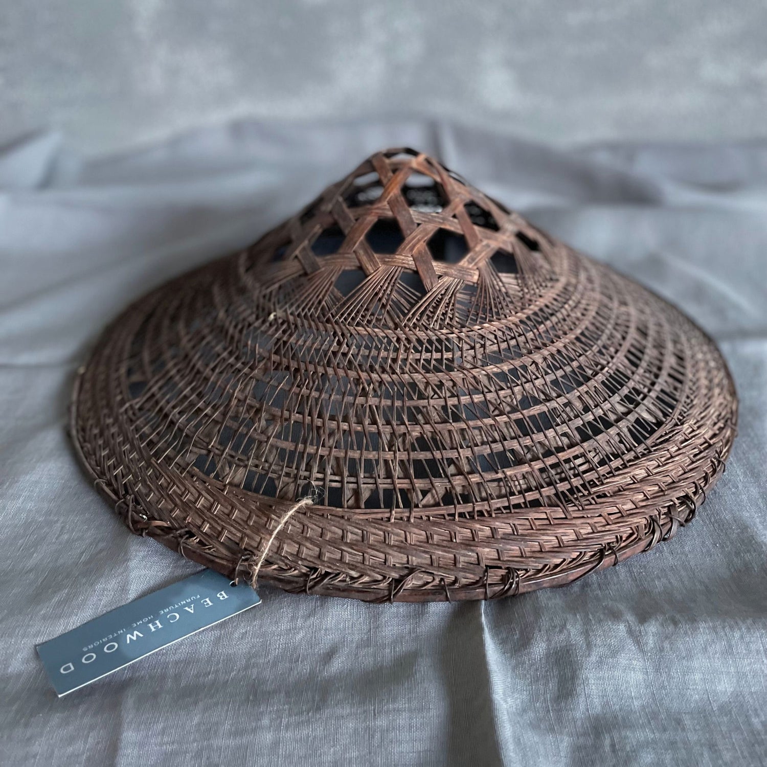 Decorative Rattan Hat Homewares Beachwood Designs 