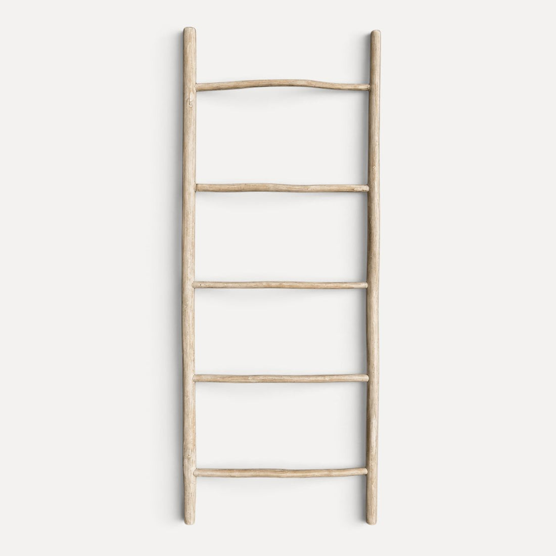 Driftwood Timber Ladder - Large Homewares Beachwood Designs White Wash 