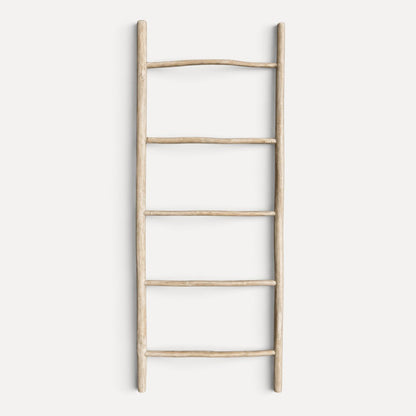 Driftwood Timber Ladder - Large Homewares Beachwood Designs White Wash 