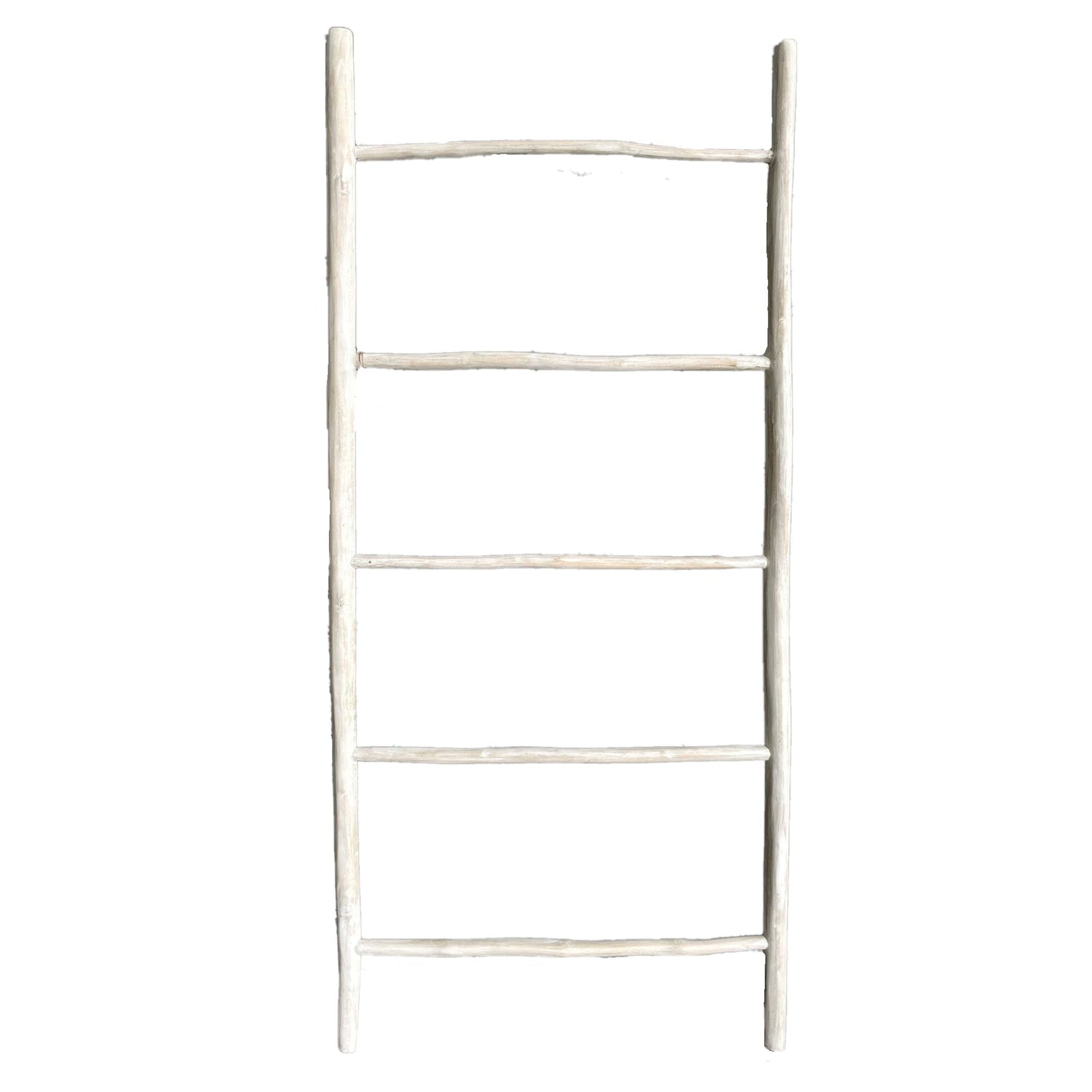 Driftwood Timber Ladder - Large Homewares Beachwood Designs White Wash 