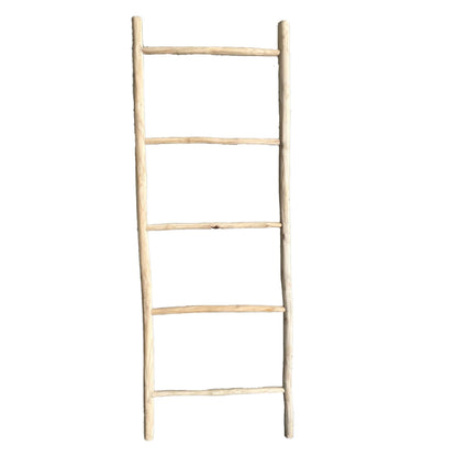 Driftwood Timber Ladder - Medium Homewares Beachwood Designs Natural Driftwood