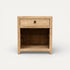 Elm Bedside L500mm - 1 Drawer Bedroom Furniture Beachwood Designs Natural Elm 