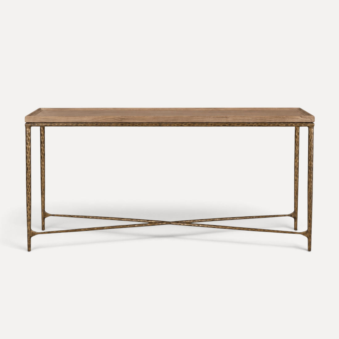 Elm & Brass Console Living Furniture Beachwood Designs