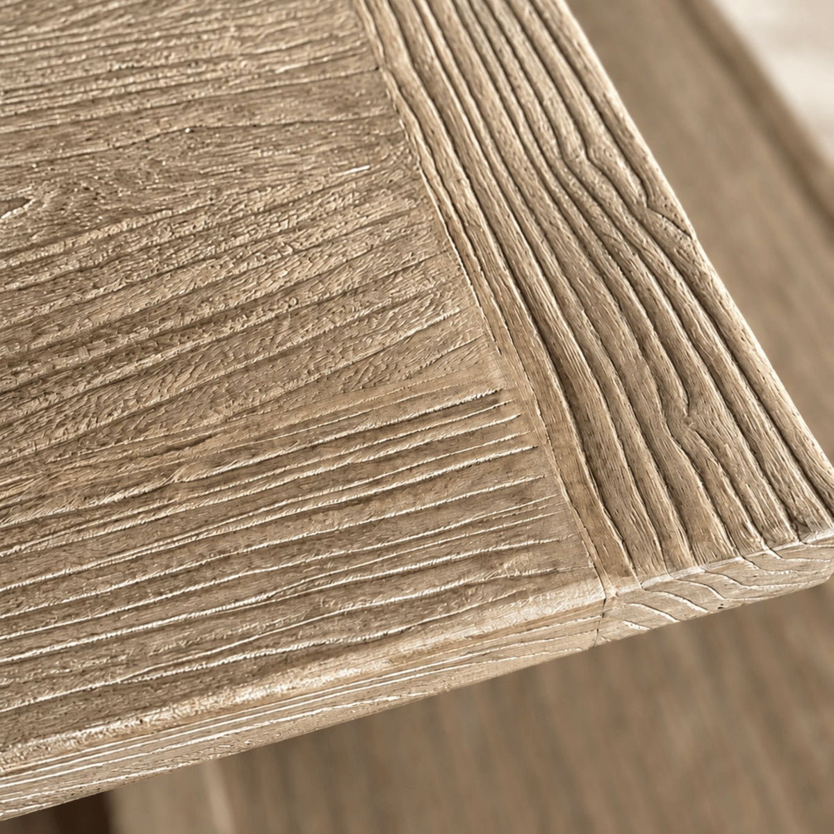 Elm Pedestal Dining Table L2000mm - Natural Dining Furniture Beachwood Designs 