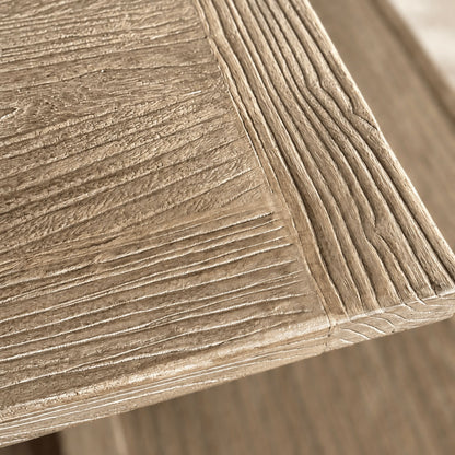 Elm Pedestal Dining Table L2000mm - Natural Dining Furniture Beachwood Designs 