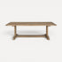 Elm Pedestal Dining Table L2000mm - Natural Dining Furniture Beachwood Designs 