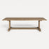 Elm Pedestal Dining Table L2200mm - Natural Dining Furniture Beachwood Designs 