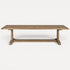 Elm Pedestal Dining Table L2400mm - Natural Dining Furniture Beachwood Designs 