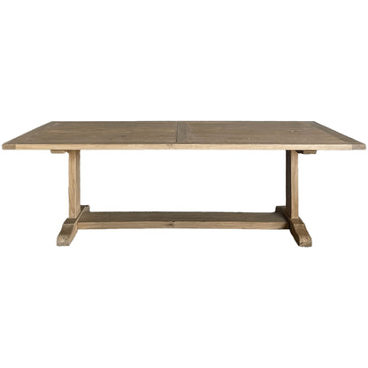 Elm Pedestal Dining Table L2400mm - Natural Dining Furniture Beachwood Designs 