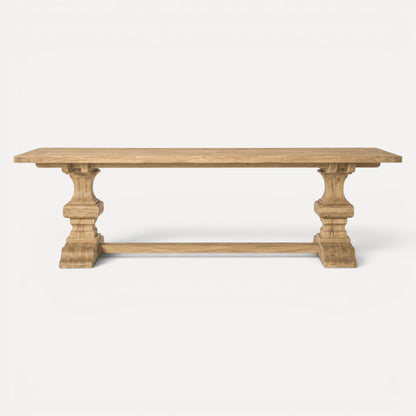 Elm Pedestal Dining Table L2440mm Dining Furniture Beachwood Designs 