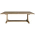 Elm Pedestal Dining Table L2800mm - Natural Dining Furniture Beachwood Designs 