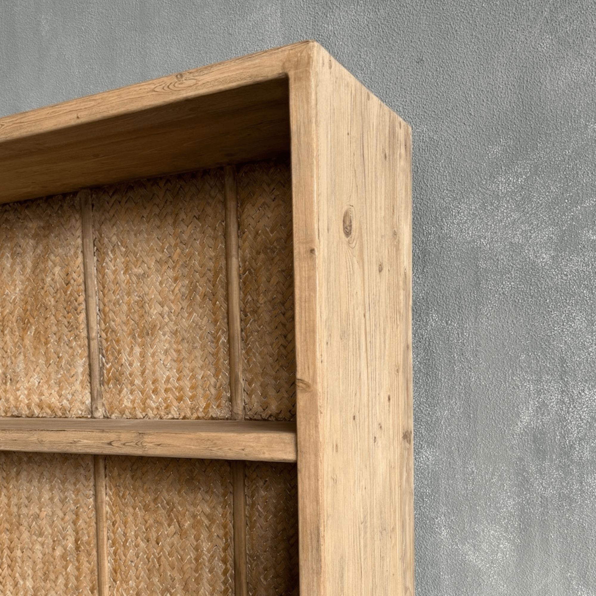 Elm &amp; Rattan Cabinet Office &amp; Storage Furniture Beachwood Designs