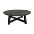Elm Round Coffee Table - D1050mm - Black Living Furniture Beachwood Designs 
