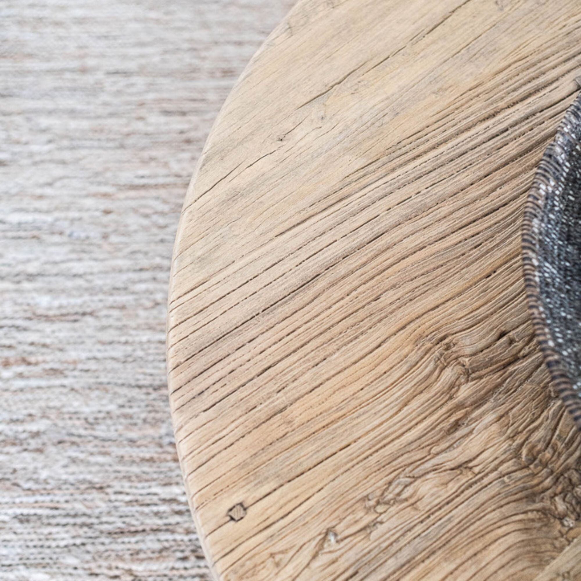 Elm Round Coffee Table - D1050mm - Natural Living Furniture Beachwood Designs 