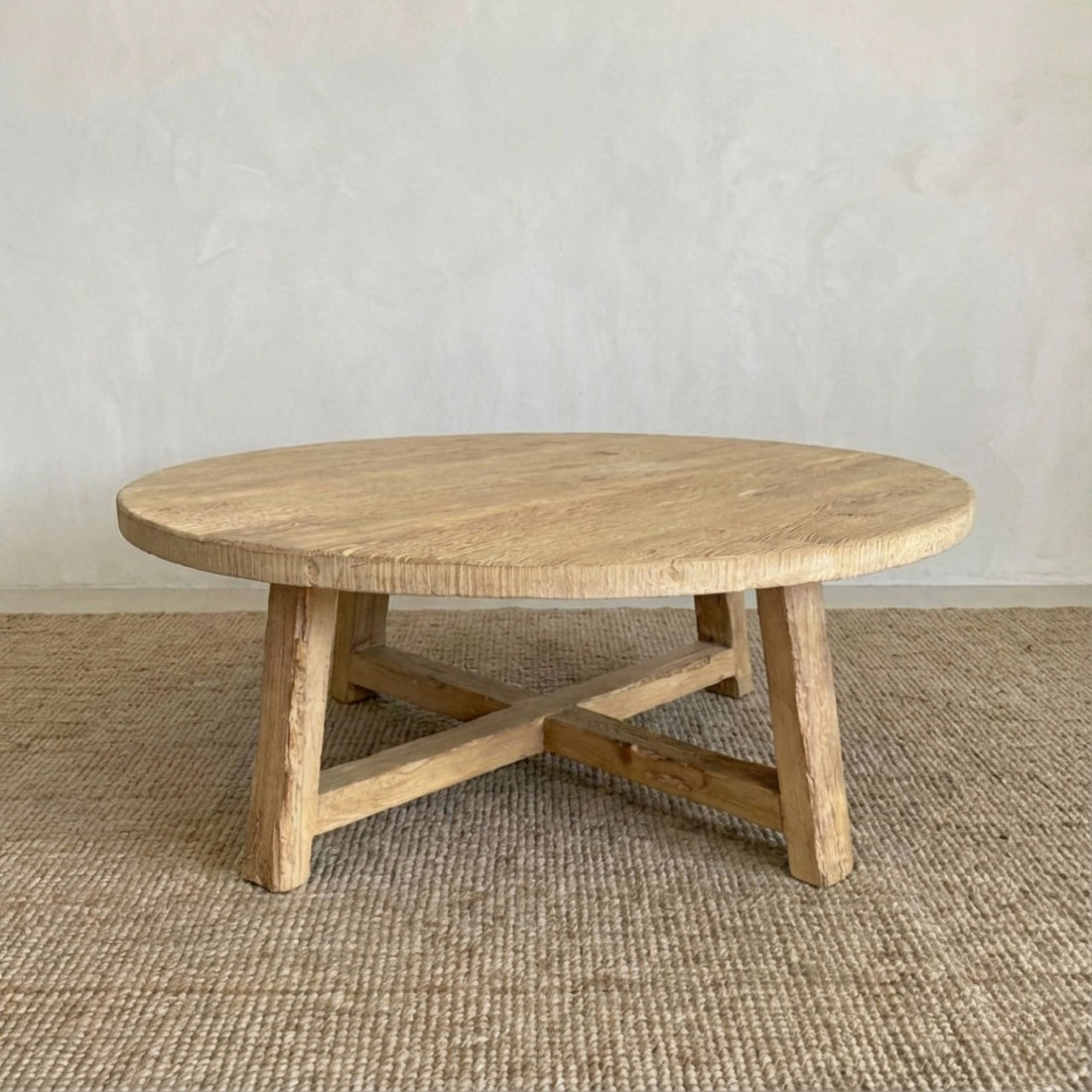 Elm Round Coffee Table - D1050mm - Natural Living Furniture Beachwood Designs