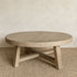 Elm Round Coffee Table - D1250mm - Natural Living Furniture Beachwood Designs 