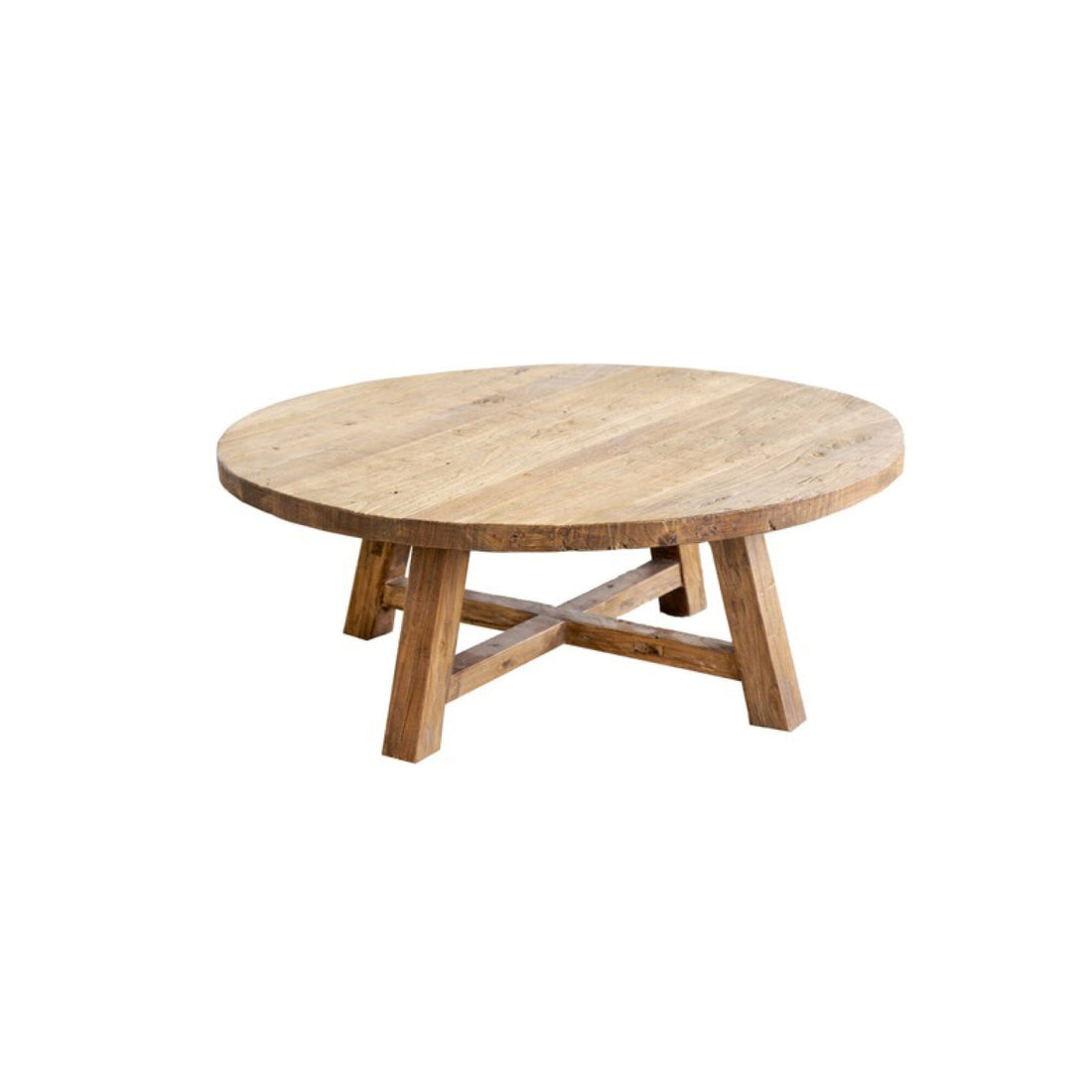 Elm Round Coffee Table - D850mm - Natural Living Furniture Beachwood Designs 