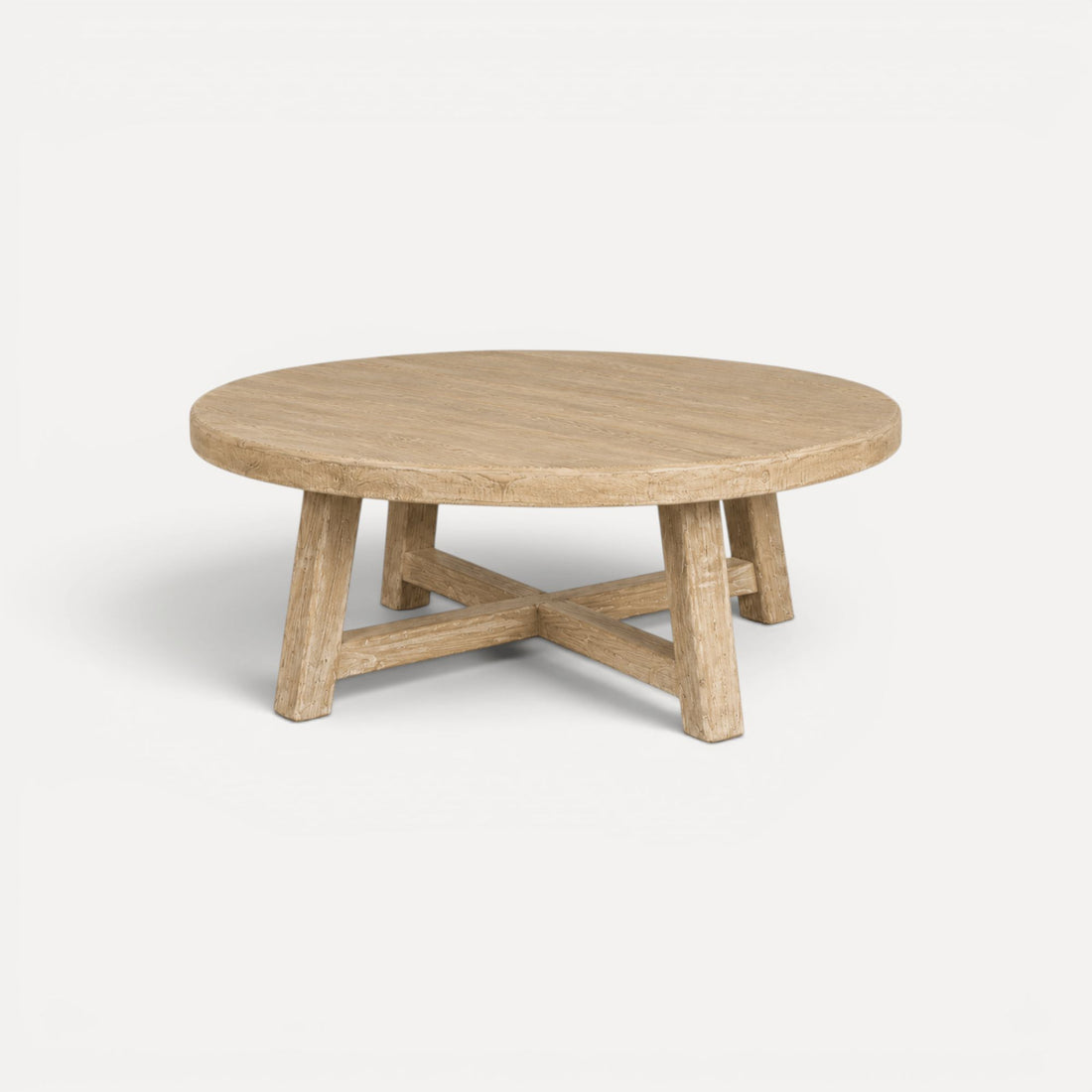 Elm Round Coffee Table - D850mm - Natural Living Furniture Beachwood Designs