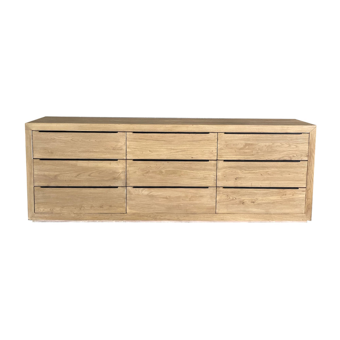 Elm Sideboard L2290mm - 9 Drawers Living Furniture Beachwood Designs
