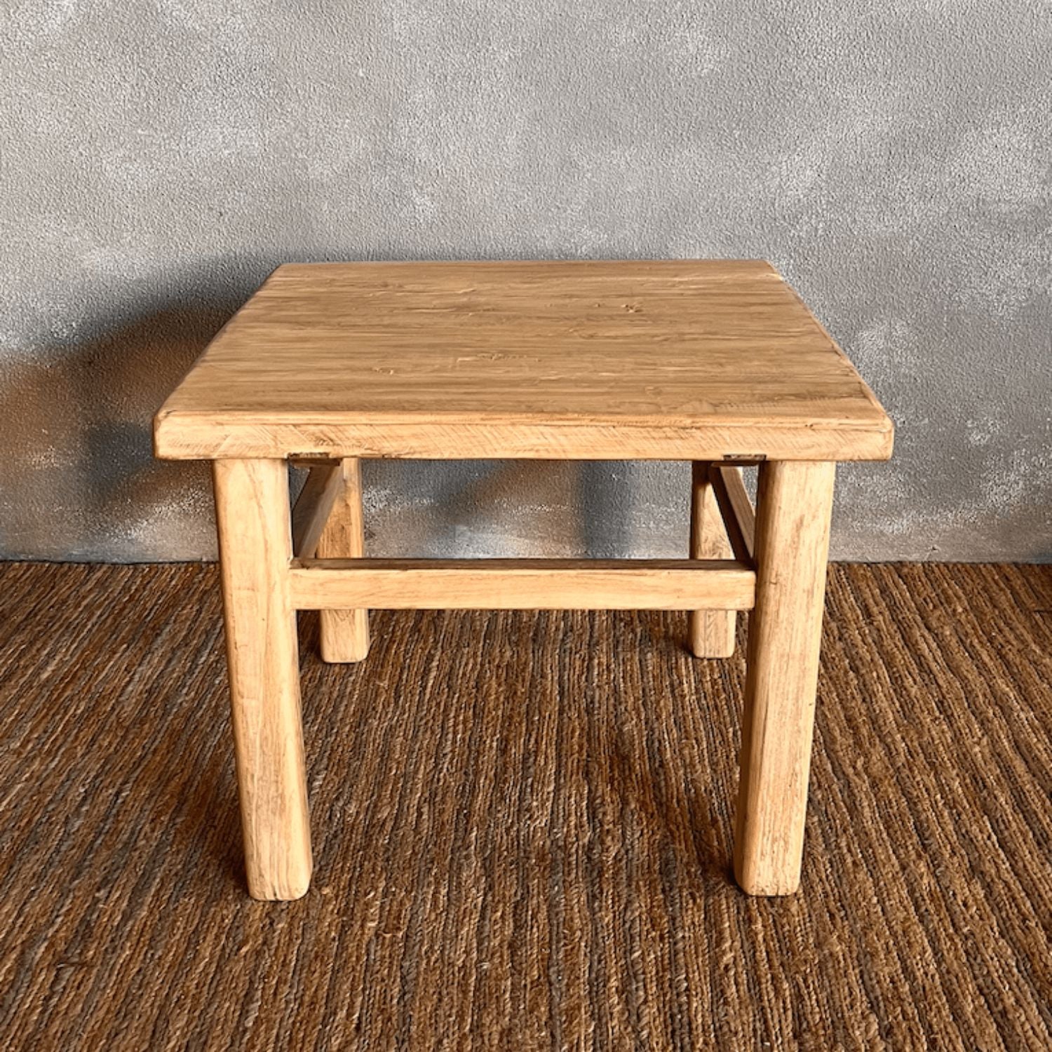 Elm Square Side Table L600mm - Natural Living Furniture Beachwood Designs 