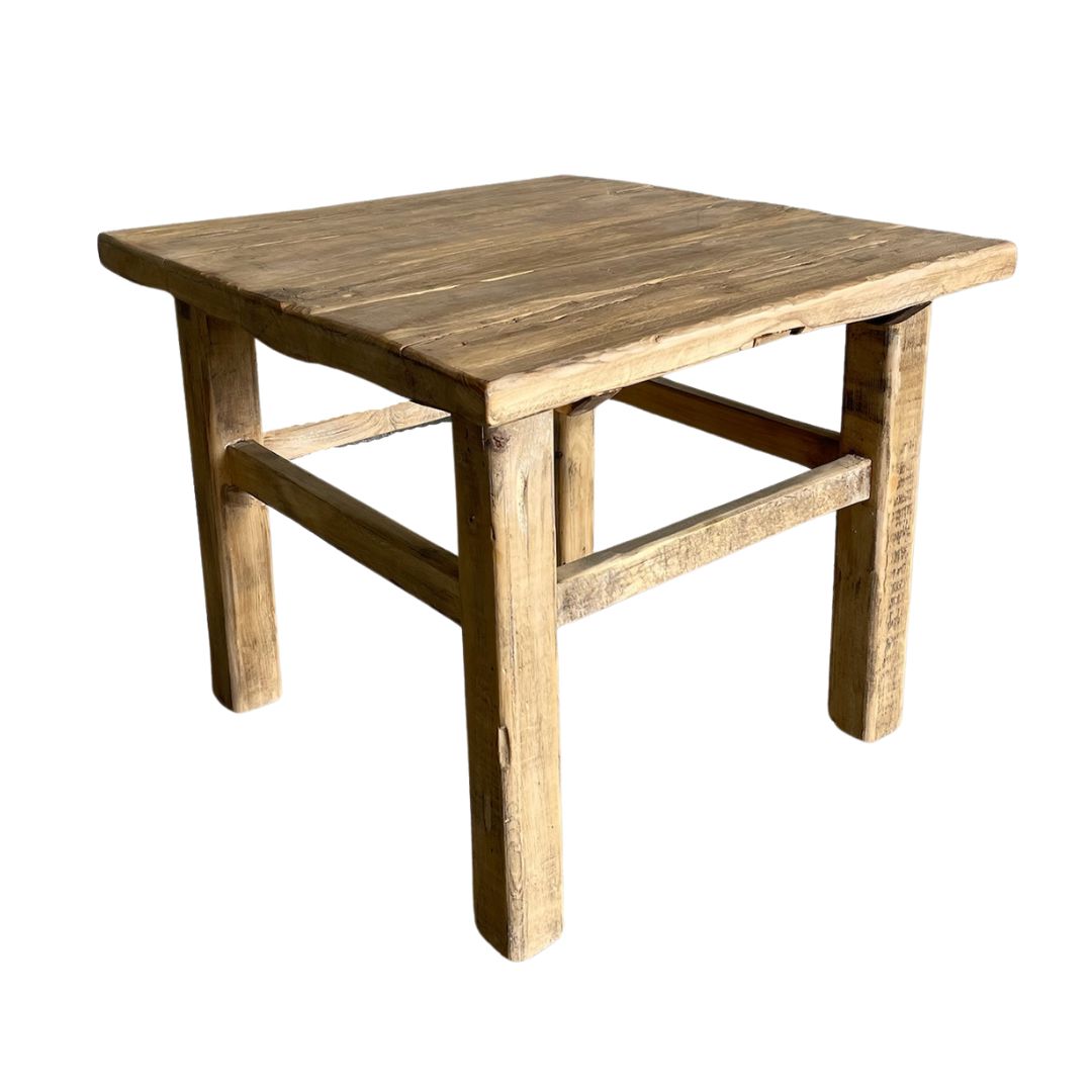 Elm Square Side Table L600mm - Natural Living Furniture Beachwood Designs
