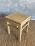Elm Square Traditional Side Table - 500L Living Furniture Beachwood Designs Natural Elm 