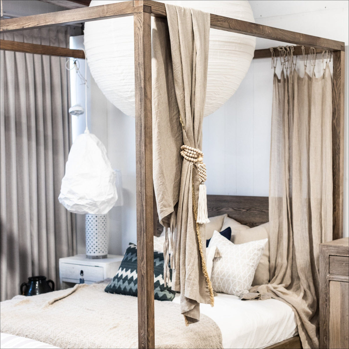 Four Poster Bed - Queen Bedroom Furniture Beachwood Designs