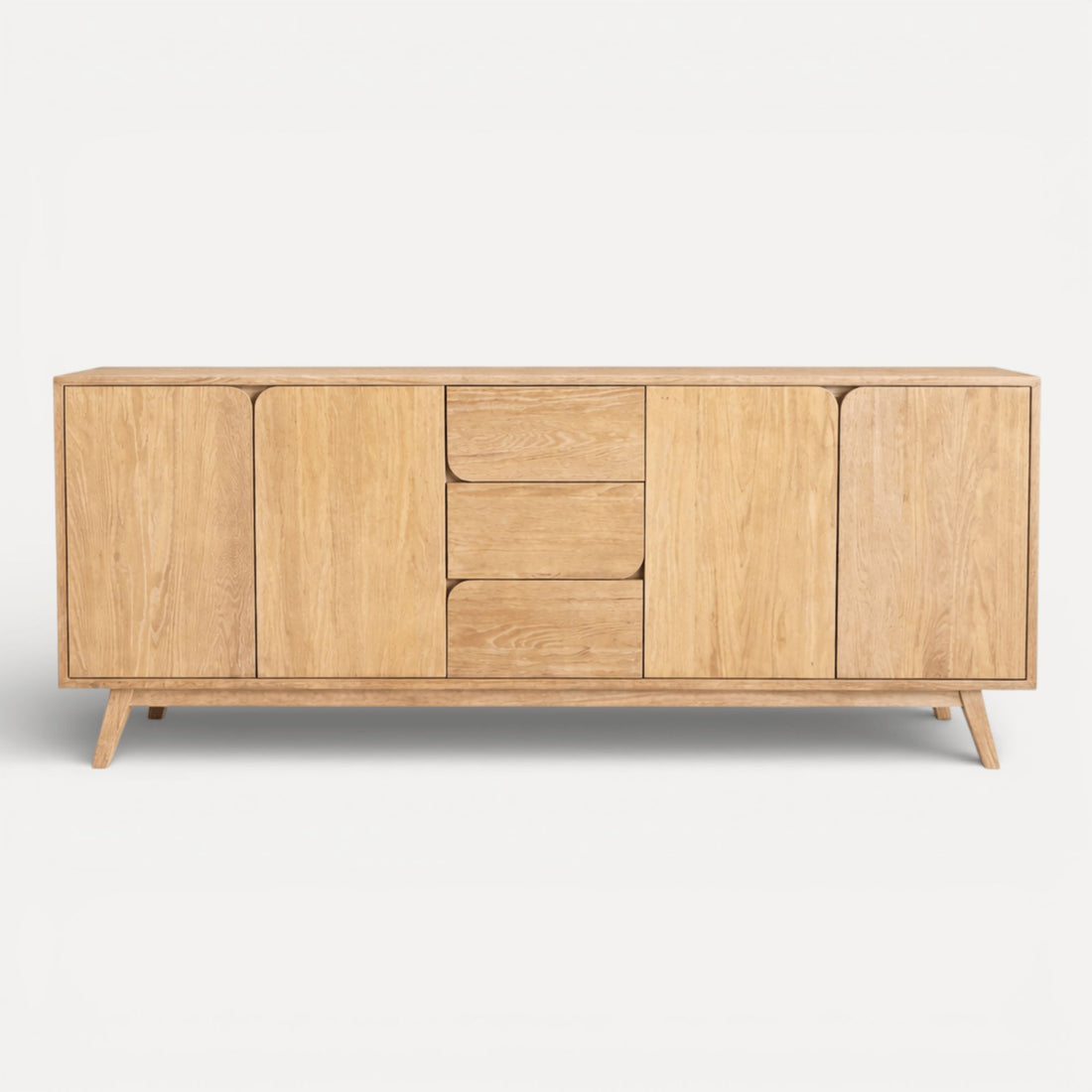 Freya Oak Sideboard Living Furniture Beachwood Designs 
