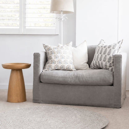 Freya Pedestal Side Table Living Furniture Beachwood Designs 