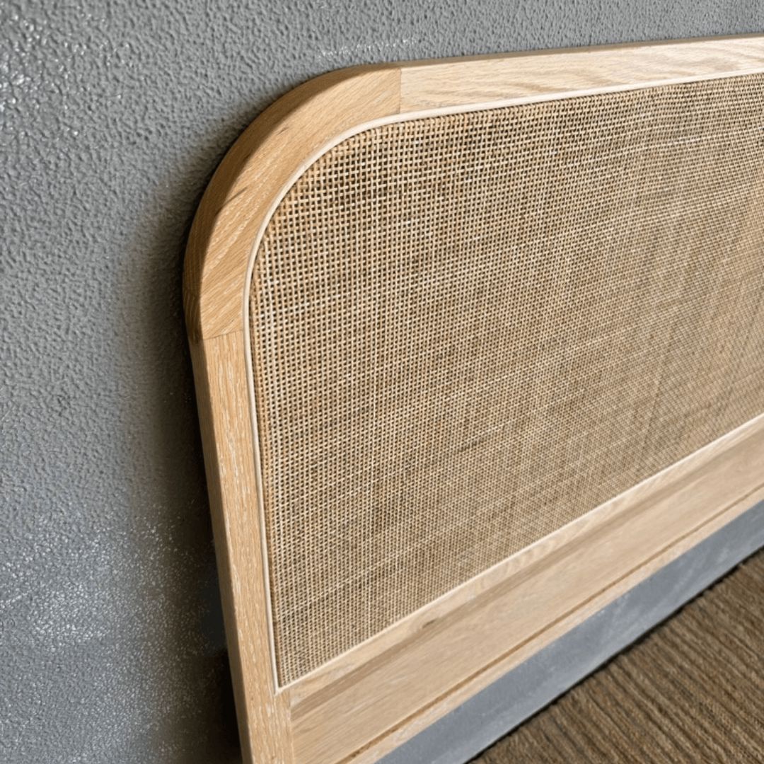 Freya Rattan Bedhead - Queen Bedroom Furniture Beachwood Designs 